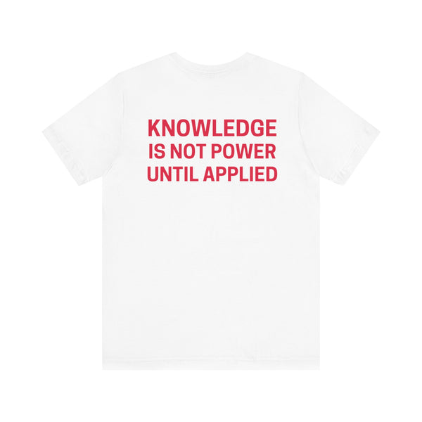 Knowledge is not power until applied *on back* ---more colors!