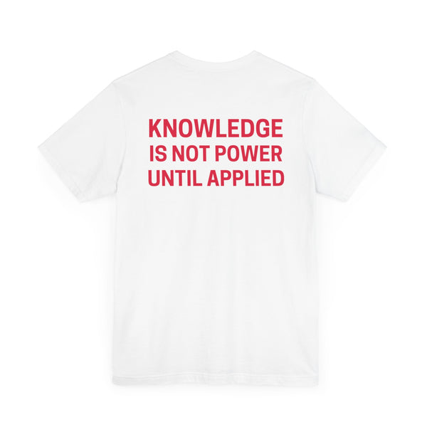 Knowledge is not power until applied *on back* ---more colors!