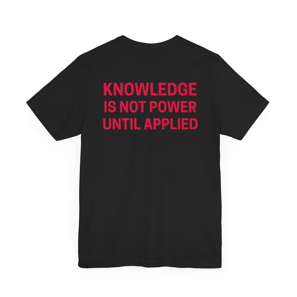 Knowledge is not power until applied *on back* ---more colors!